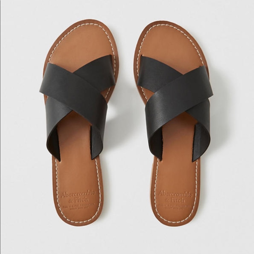 Strapy slide sandals